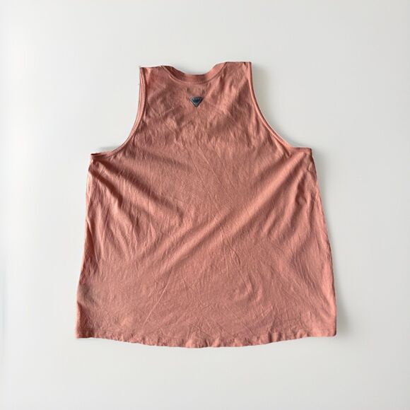 Columbia Women's PFG Bramley Bay Orange Tank Top XL Palm Trees - Picture 4 of 6